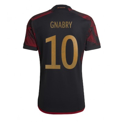 Echipament fotbal Germania Serge Gnabry #10 Tricou Deplasare Mondial 2022 maneca scurta